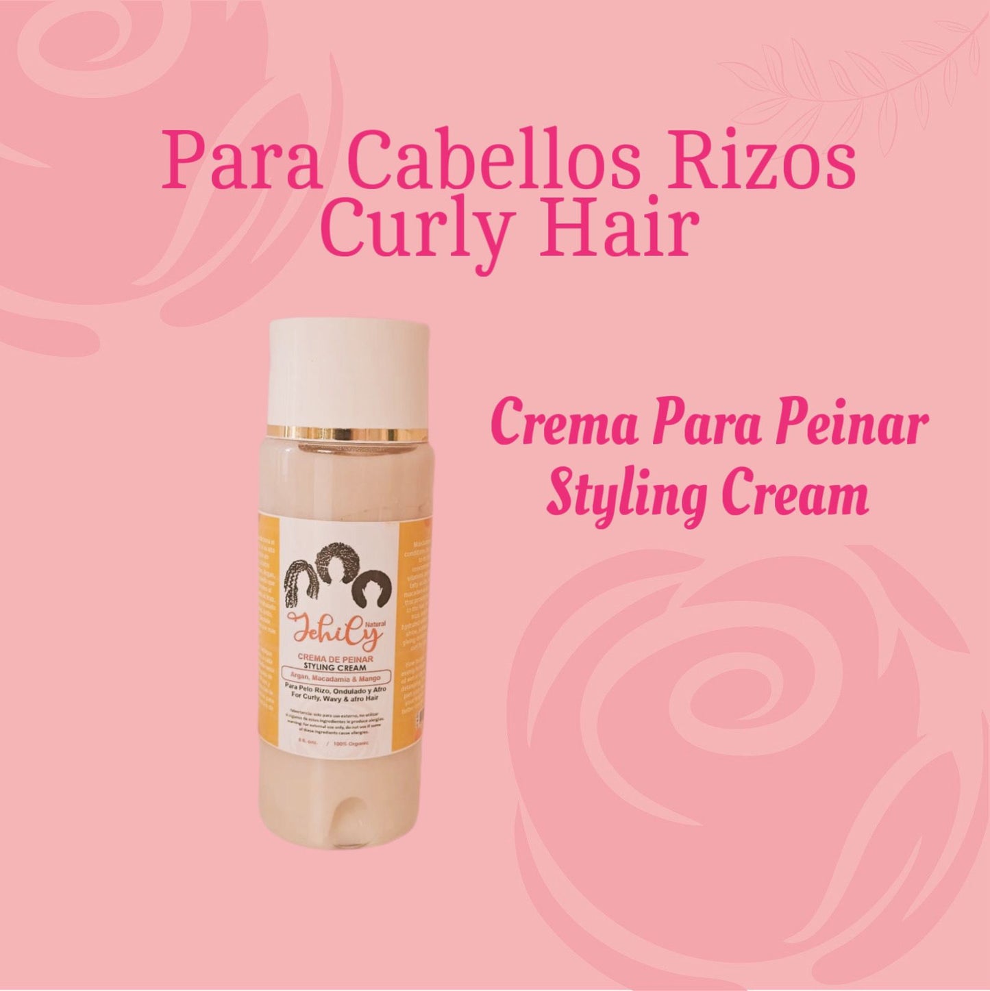 Crema de peinar y definir rizos/ styling cream for curly.