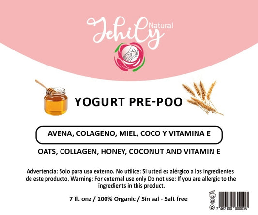 Dúo hidratante  y reparador  de hebras yogurt prepoo + aceite hidratante